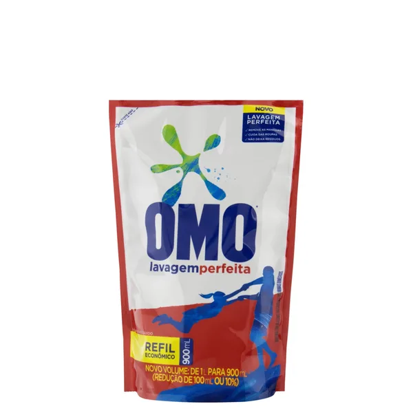 Detergente Líquido Omo Lavagem Perfeita 900ML