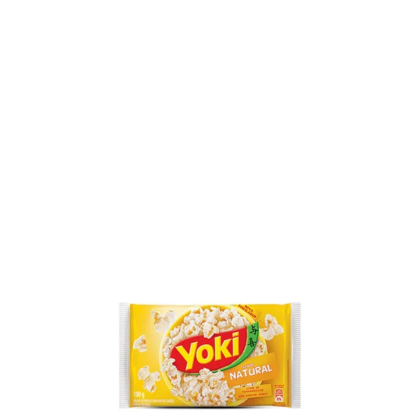 Pipoca Para Microondas Yoki Natural 100G