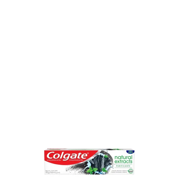 Creme Dental Colgate Natural Extracts Purificante Carvão Ativada E Menta 90G