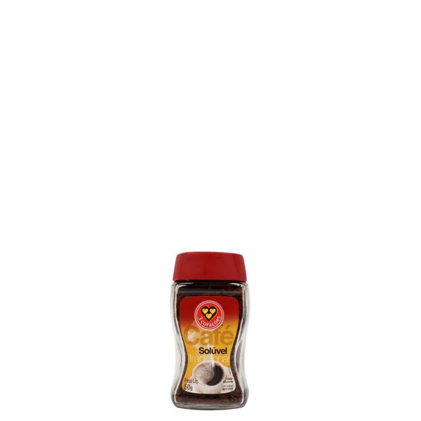 Café Solúvel 3 Corações Tradicional 50G