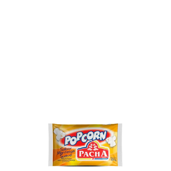 Pipoca Para Microondas Pachá Manteiga Suave 100G