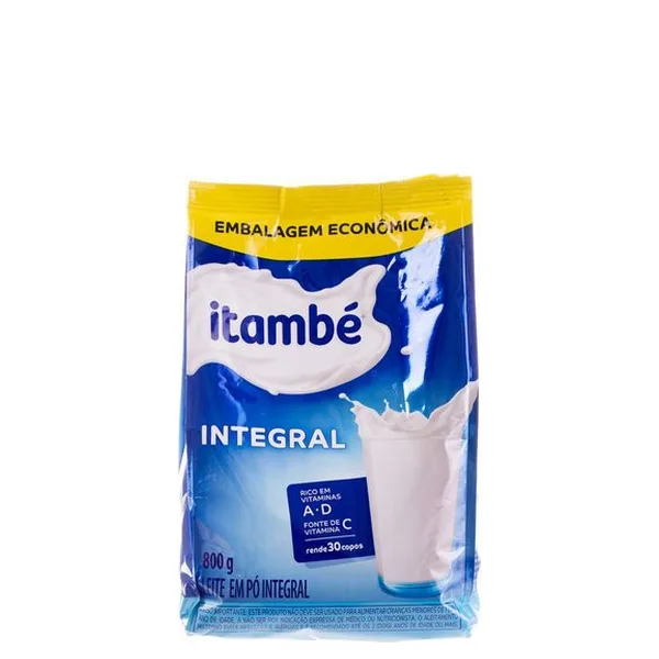 Leite Em Pó Itambé Integral 800G