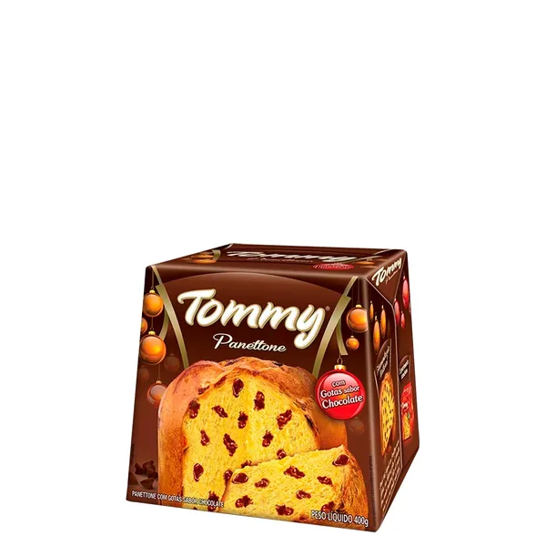 Panettone Tommy Gotas De Chocolate 400G