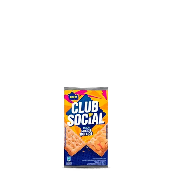 Biscoito Club Social Sabor Queijo 141G
