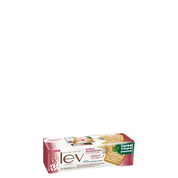 Biscoito Marilan Lev Integral Grãos 150G