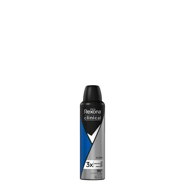 Desodorante Aerosol Rexona Clinical Masculino Clean 91G
