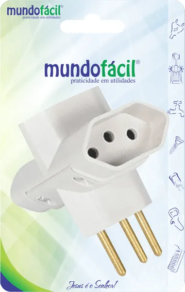Pino Adaptador  Unv. 2P+T 10A