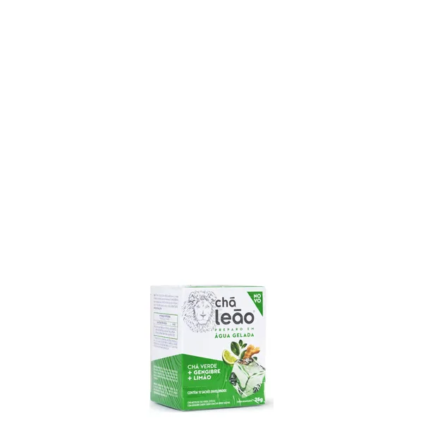 Chá Verde Leão Com Gengibre e Limão 25G