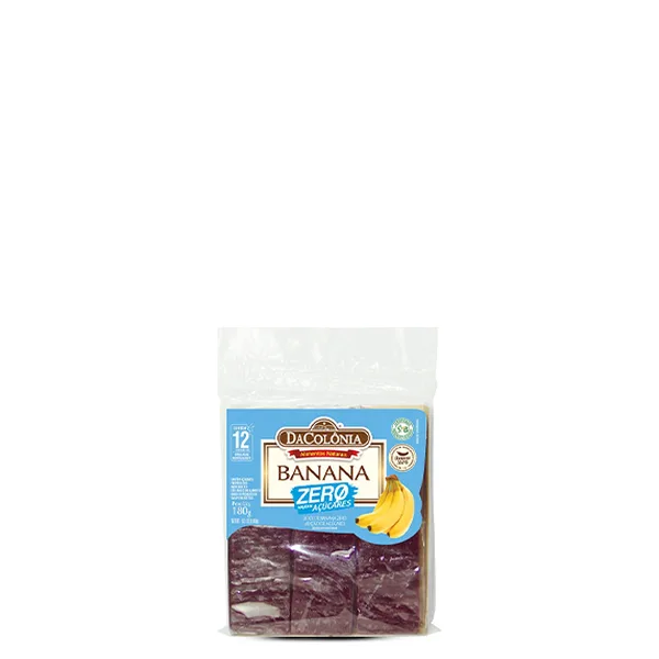 Doce De Banana Zero Açúcar Dacolônia 180G