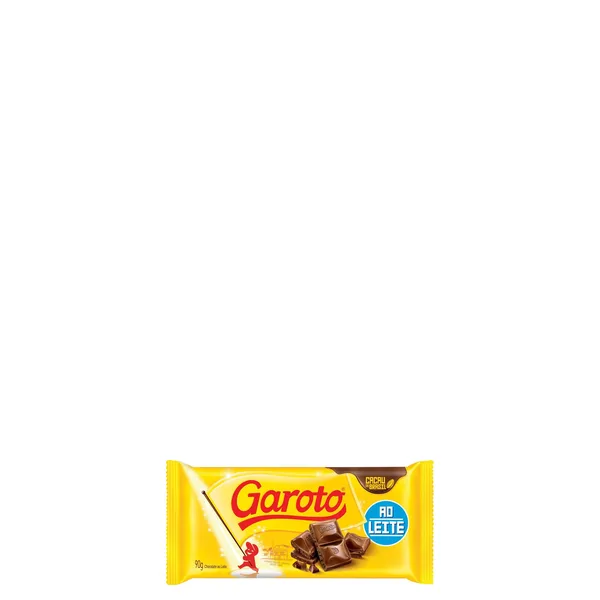 Chocolate Garoto Ao Leite Em Barra 90G