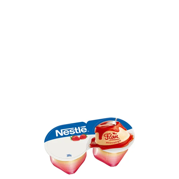 Sobremesa Nestlé Flan Moça Morango 200G