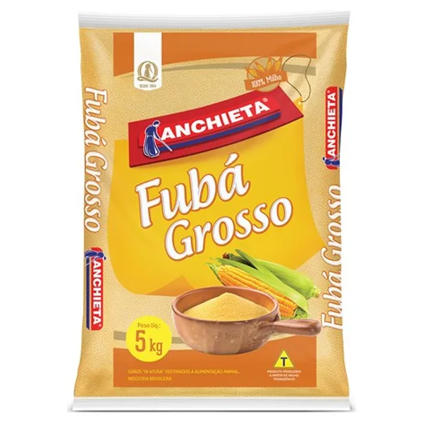 Fubá Grosso Anchieta Pacote 5KG