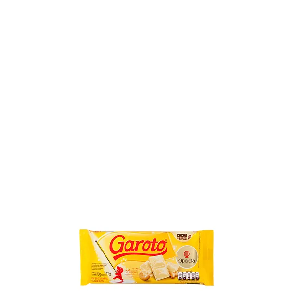 Chocolate Garoto Opereta Em Barra 90G