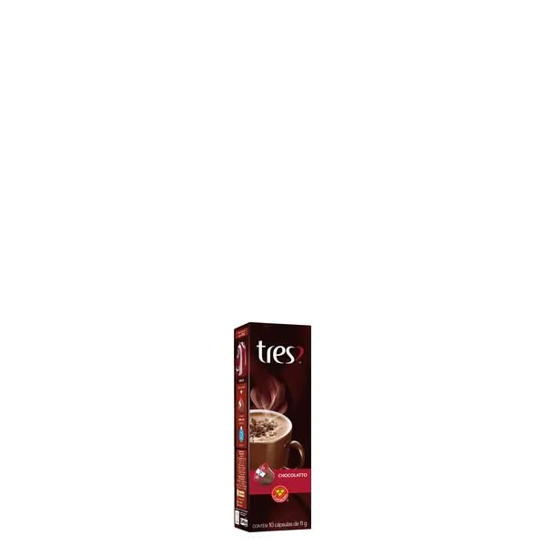 Cápsula 3 Corações Chocolate Quente 11G