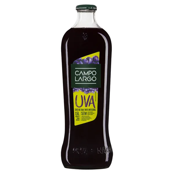 Suco Integral Campo Largo Uva 1,5L