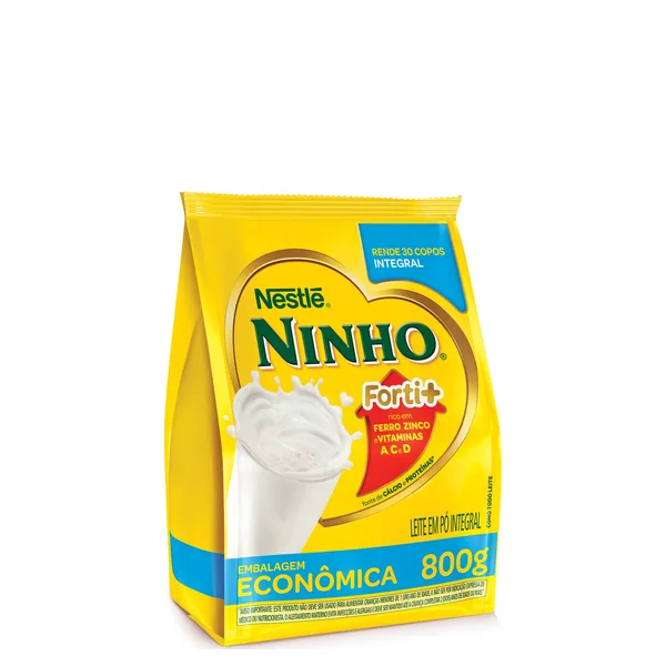 Leite Em Pó Ninho Integral Sachê 800G