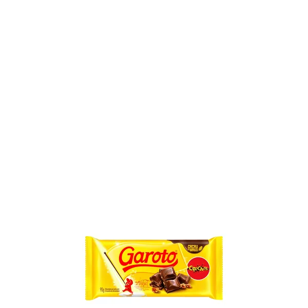 Chocolate Garoto Crocante Em Barra 90G