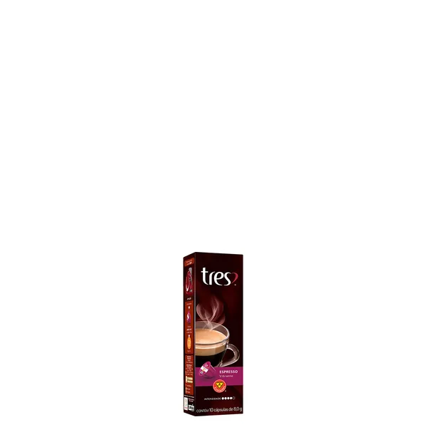 Cápsula Café 3 Corações Vibrante 8G