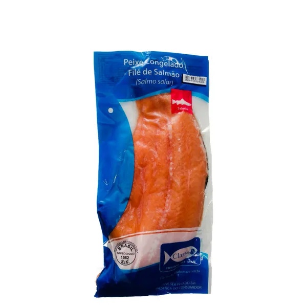 Peixe File De Salmão Pesquali 1Kg Congelado Pct