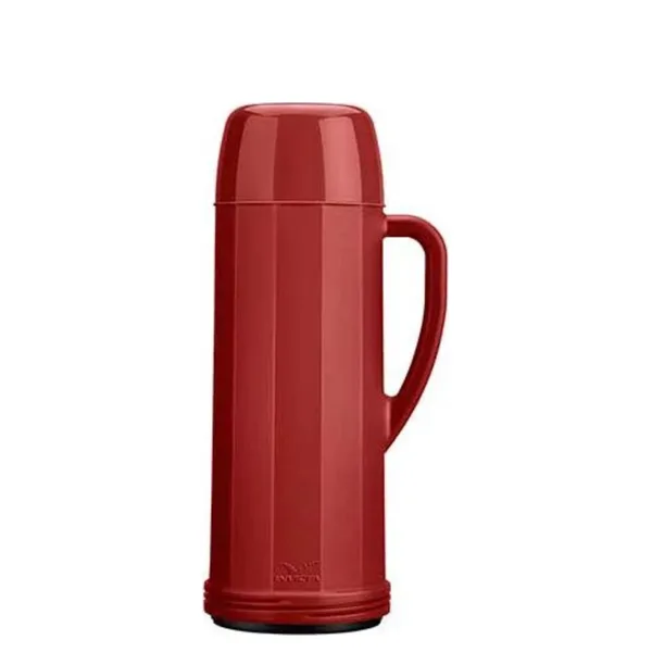 Garrafa Térmica Invicta Eureka Vermelho Valvet 1L