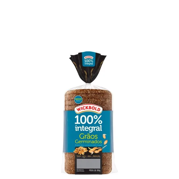 Pão Wickbold Grãos Germinados 100% Integral 500G