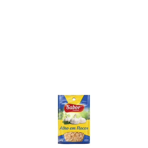 Alho Em Flocos Desidratado Sabor 40G