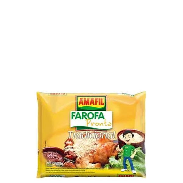 Farofa Pronta Amafil Mandioca 500G