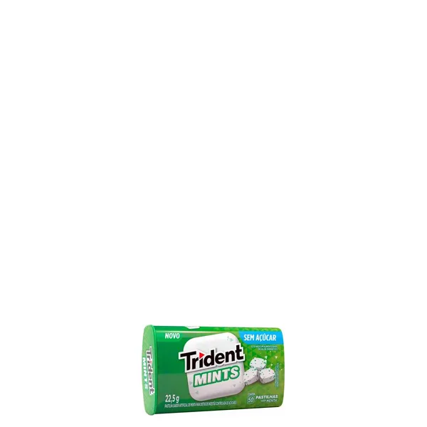 Chicletes Trident Mints Menta 22,5G