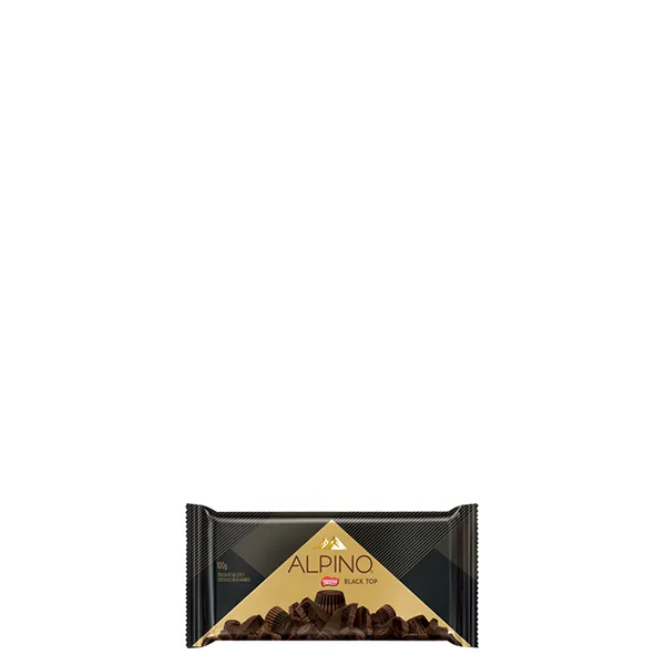 Chocolate Nestlé Alpino Black Em Barra 90G