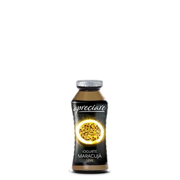 Iogurte Apreciare Tradicional Zero Lactose e Açúcar Sabor Maracujá 170G