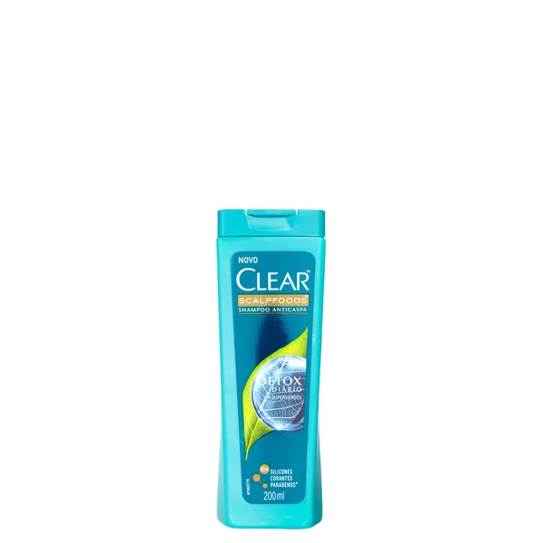 Shampoo Clear Anticaspa Detox Diário 200ML