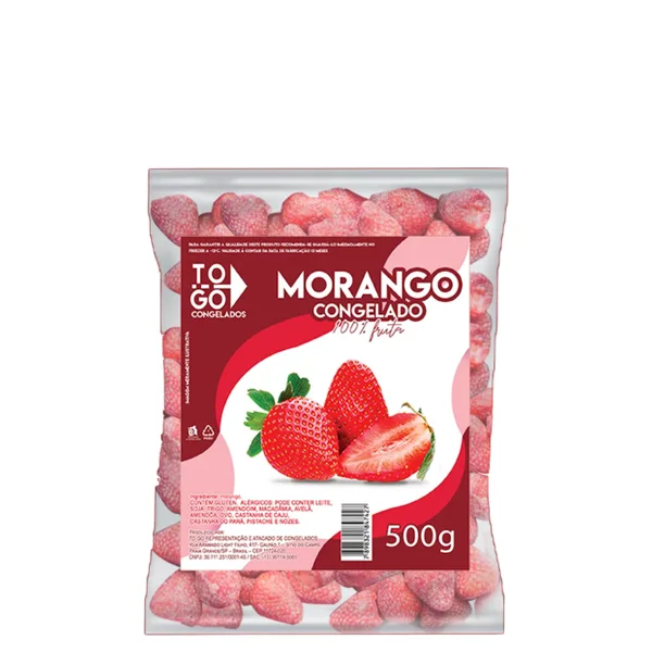 Morango Pacote 1kg Congelado