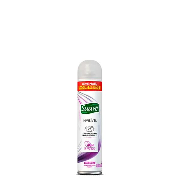 Desodorante Aerossol Suave Invisivel 200ml