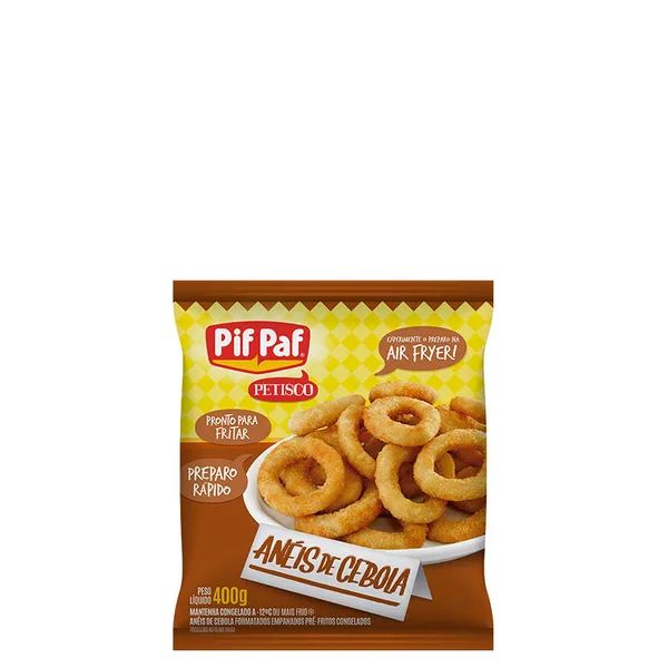 Anéis de Cebola Congelado 400g Pif Paf