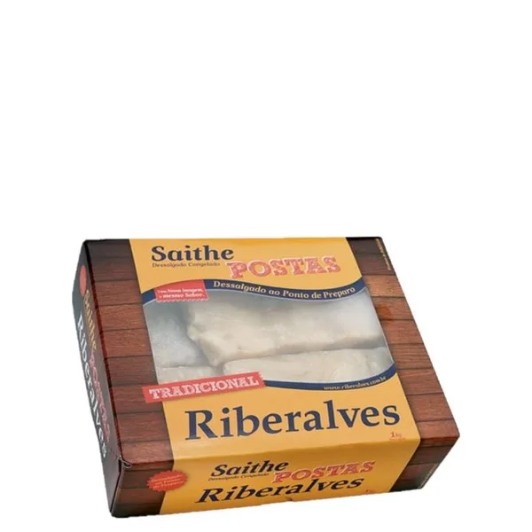 Bacalhau Saithe Riberalves Postas 1Kg
