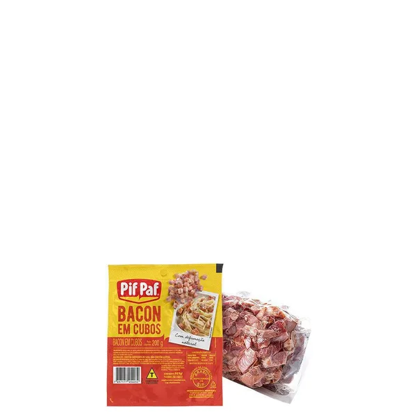 Bacon em Cubos Pif Paf PCT 200g