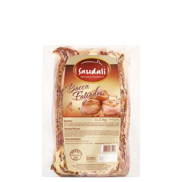 Bacon Fatiado Saudali PCT 1Kg