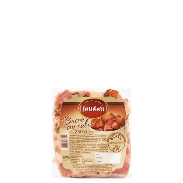 Bacon em Cubos Saudali PCT 250g