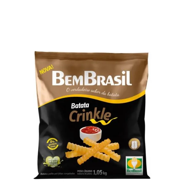 Batata Palito Congelada BemBrasil PCT 1.05Kg