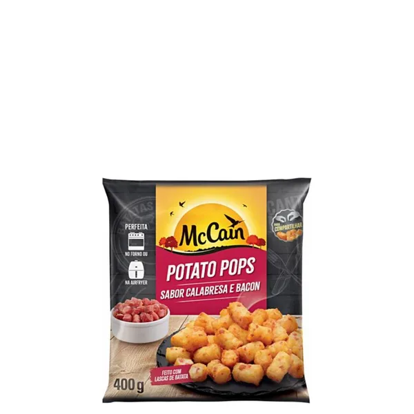 Batata Potato Mccain Pops Calab 400g