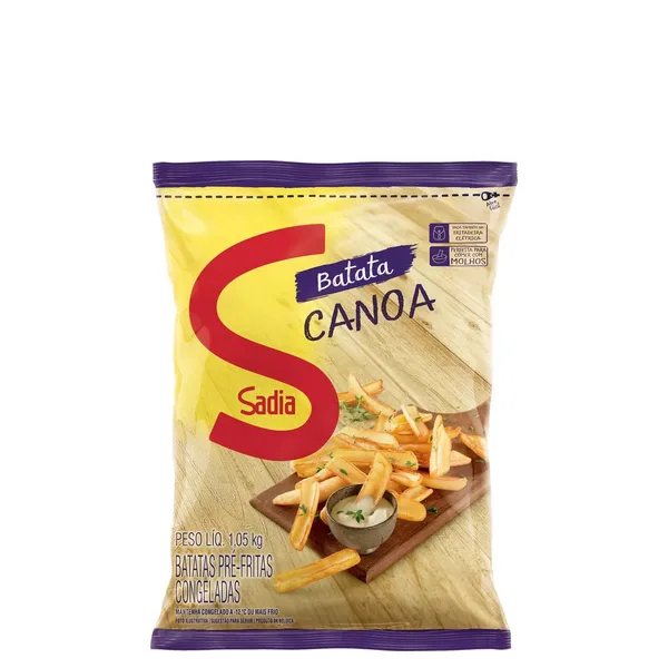 Batata Canoa Sadia PCT 1.05Kg