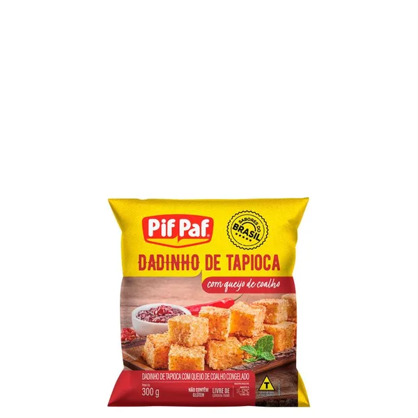 Dadinho Tapioca Pif Paf PCT 300g
