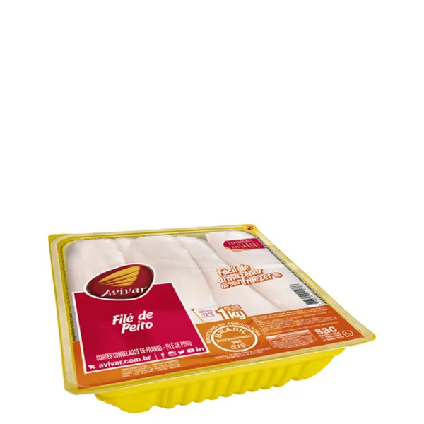 Filé de Peito Avivar Bandeja 1Kg