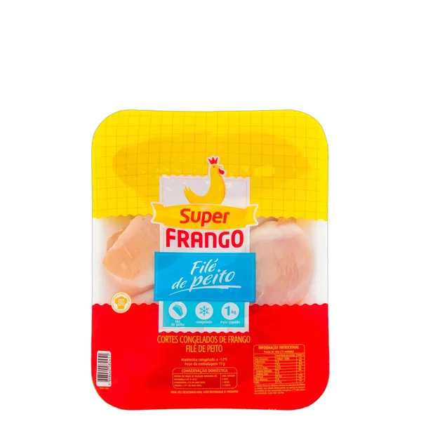 Filé de Peito Frango Super Bandeja 1Kg
