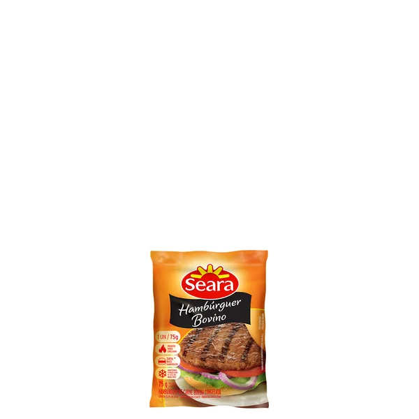 Hambúrguer Bovino Seara 75g