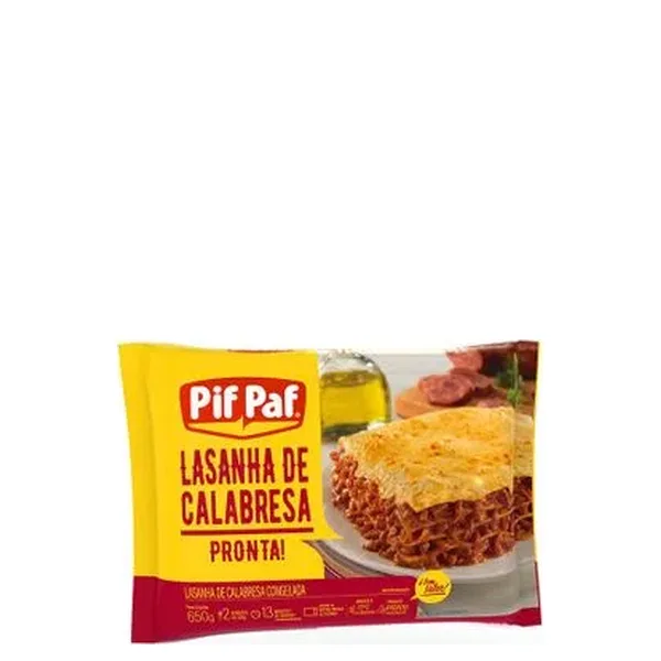 Lasanha Pif Paf Calabresa 600g