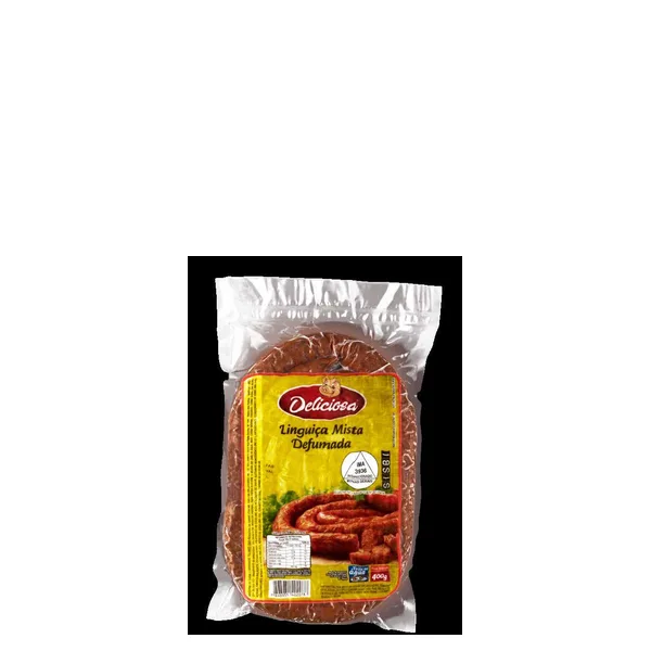 Linguiça Deliciosa Mista Defumada PCT 400g