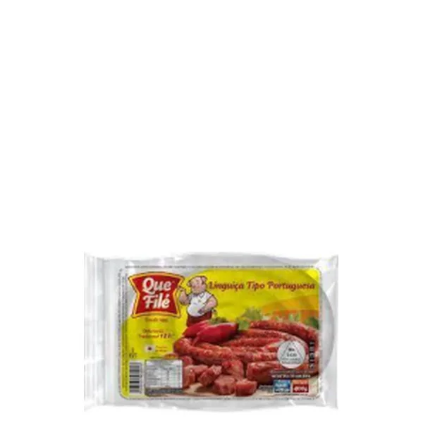 Linguiça Que Filé 400g Portuguesa Defumada