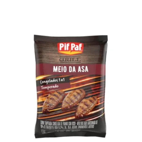 Meio da Asa Pif Paf 1Kg Grill Frango