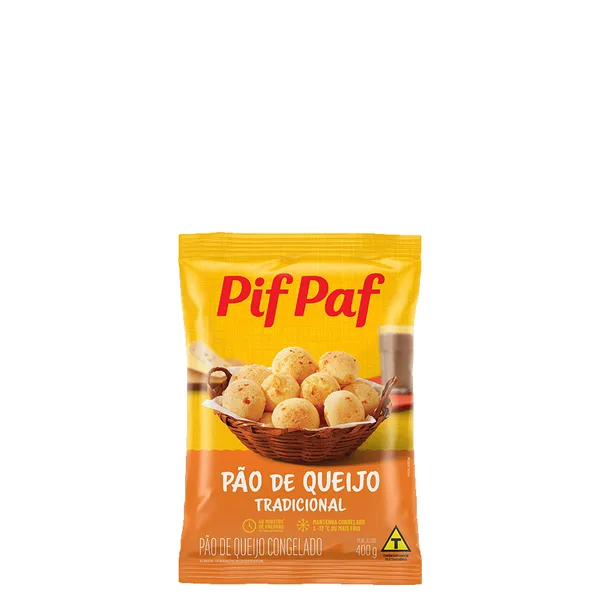 Pão de Queijo Pif Paf 400g Tradicional
